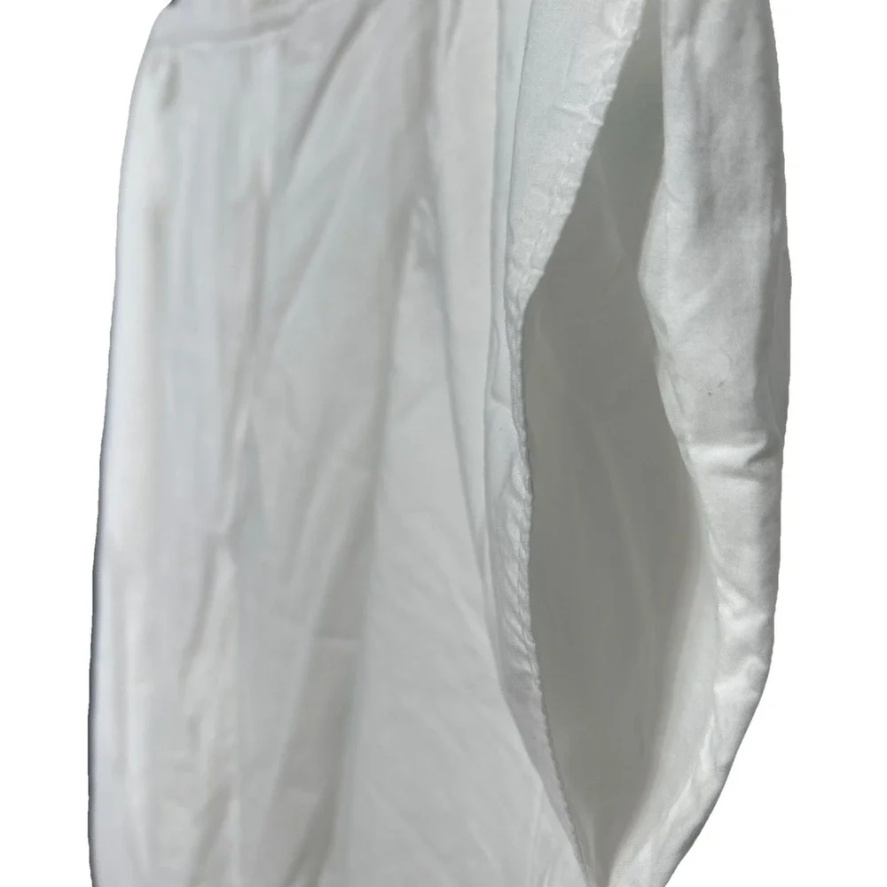 J Crew Cotton Poplin Wide‎ Leg Pajama Lounge Pants White Women's Size 3XL NWT